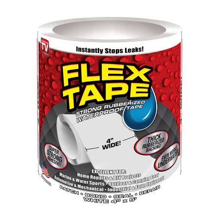 FLEX TAPE FLEX TAPE WHITE 4""X5' TFSWHTR0405